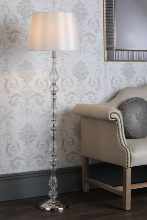 Laura Ashley Bradshaw Floor Lamp with Shade