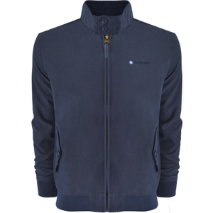 Lambretta Mens Target Shower Resistant Harrington Jacket - 3XL / Navy