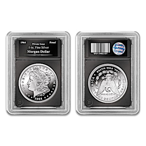 The 1964 Morgan Silver Dollar 1 Oz. 99.9% Silver Proof