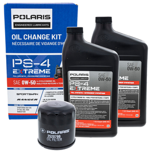 Polaris 2890055 PS-4 0W-50 Extreme Duty Oil Change Kit Ranger Sportsman Magnum 300 500 850
