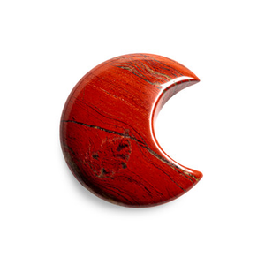 Red Jasper Crystal Crescent Moon