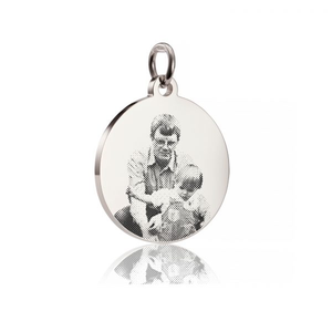 Circle Disc Photo Charm