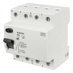 63A 4 Pole 300mA Type A RCD