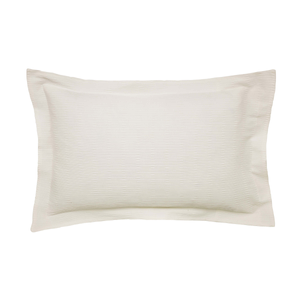 Asha Textured Weave Oxford Pillowcase, Chalk