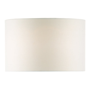 Dar Pyramid Drum Shade 46cm White Linen
