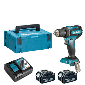 Makita DDF485RTJ Cordless Brushless 18V Drill Driver Set With 2x 5Ah Li-Ion Batteries Set