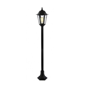 Forum CZ-25148-BLK Coast Bianca Tall Post Lantern Black
