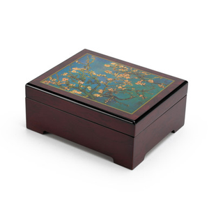 Van Gogh Almond Blossom Musical Jewelry Box  - SF Music Box Co.