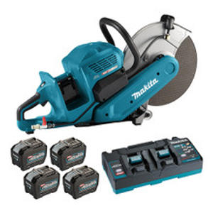 Makita MAK-CE001GL401 (40VX2) MAX XGT Cordless 14in Power Cutter 8.0 Ah x4 Kit