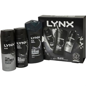 LYNX Mens Black Trio Set Three Piece Multi