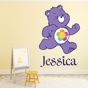 Care Bears Classic Harmony Bear Personalised Wall Sticker