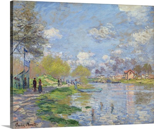 Printemps Sur Les Bords De Seine, 1875