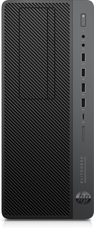 HP EliteDesk 800 G4 Workstation Tower i5-8500 [Quad] 3.10GHz USB-C DVD 8GB DDR4 256GB NVMe + 1TB HDD