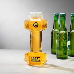#winning Dumbbell Drinking Glass