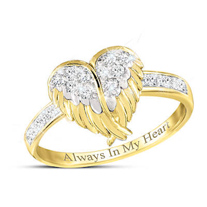 Guardian Angel Embrace Ring Size 9
