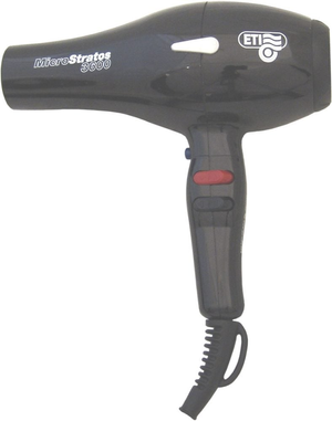 ETI Micro Stratos 3600 Hairdryer - Black