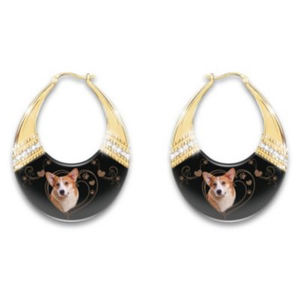 Passion For Pups Earrings - Corgi