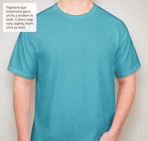 Comfort Colors 100% Cotton T-shirt - Sapphire