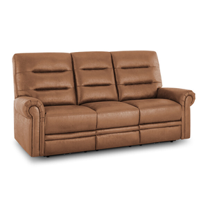 Eastbourne 3 Seater Sofa in Ranch Brown Fabric
