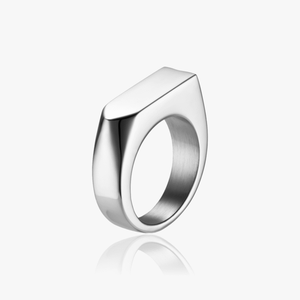 Silver Personalised Ashes Ring