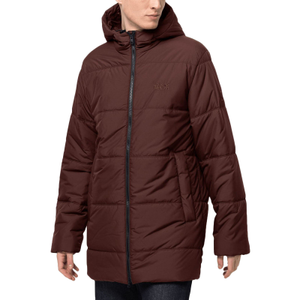 Jack Wolfskin Mens North York Windproof Insulated Jacket - M / Cordovan Red