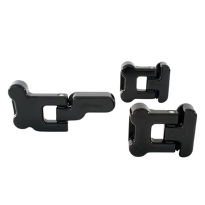 Optimill Security Rear Door Hinges | Set of 3 - Black