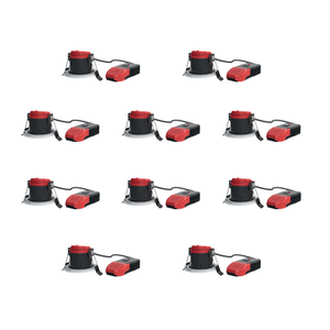 Ansell Prism Pro APRIP/1/MP1 CCT Dual Wattage Fire Rated Downlight IP65 Pack of 10