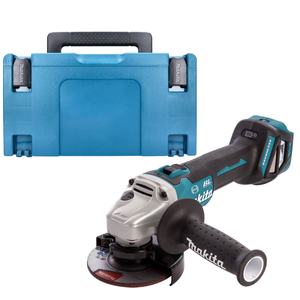 Makita Angle Grinder DGA463Z 18V LXT Cordless 115mm Brushless Slide Switch With Case Type 3