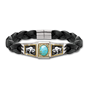 Genuine Turquoise Strength Of The West Bracelet