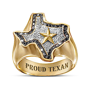 Proud Texan Diamond Ring Size 8