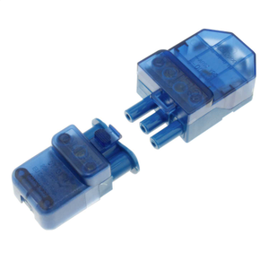 Scolmore Click 250V 20A 3 Pin Flow Connector Blue