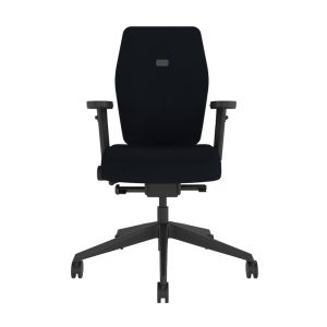 Positiv Plus Medium Back Black Office Chair (with armrests)