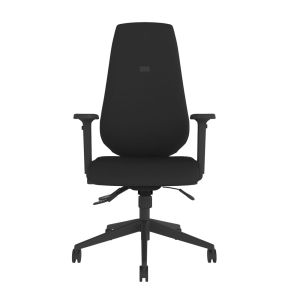Positiv Me 400 Task Extra High Back (with armrests/lumbar pump) - Black