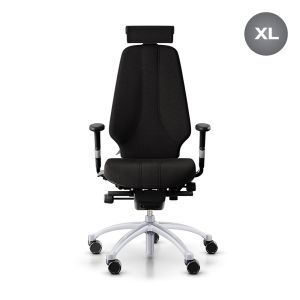 RH Logic 400 High Back Black Office Chair (with 8S armrests, neckrest & xl seat)
