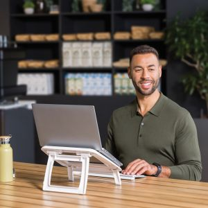 I-Spire Series™ Laptop Quick Lift Stand - White