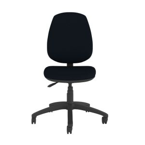 Homeworker Ergonomic Chair (with castors for carpeted floors) - Black
