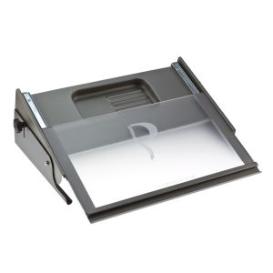 MultiRite Document Holder & Writing Slope (Medium, Silver/Black)