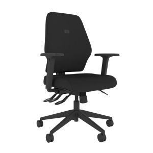 Positiv Me 100 Medium Back (including armrest/lumbar pump) - Black