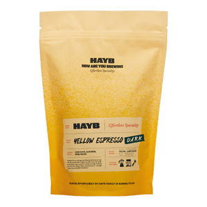 HAYB - kawa ziarnista Yellow Espresso DARK Blend Natural, Washed 1 kg