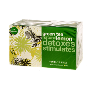 Vintage Teas - herbata zielona Green Tea Lemon 30 saszetek