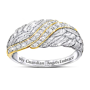 Angel's Embrace Ring Size 8