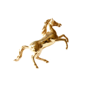 Horse Lapel Pin/Tie Pin - Gold