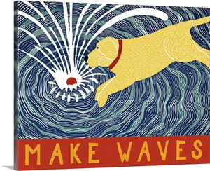 Make Waves Yellow Wbanner
