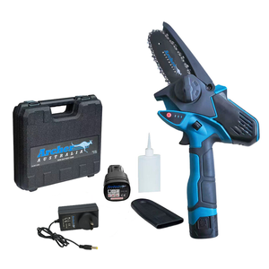 Archer Mini Battery Cordless Handheld Chainsaw Saw Garden Tree Pruner Trimmer Pruning 