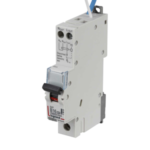 16A 1P+N 1 Module B Curve 10kA 30mA Type A RCBO