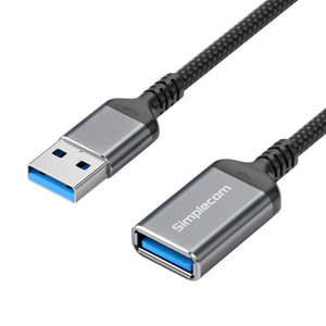 USB 3.0 Extension Cable USB-A Male to USB-A Female Nylon Braided 2.0M Simplecom CAU320