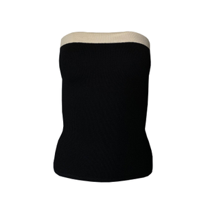 Mia Black Knit Top (S/M)