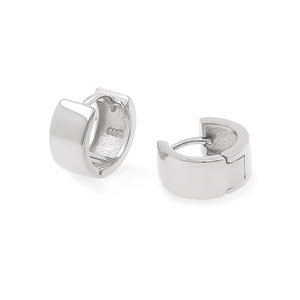 Silver Classic Mini Huggie Hoop Earrings