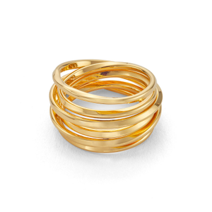 Gold Spiral Ring (Q (UK))