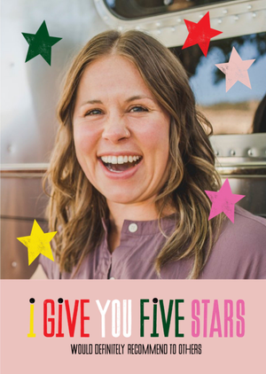 Kate Smith Co. Five Stars Photo Upload Card